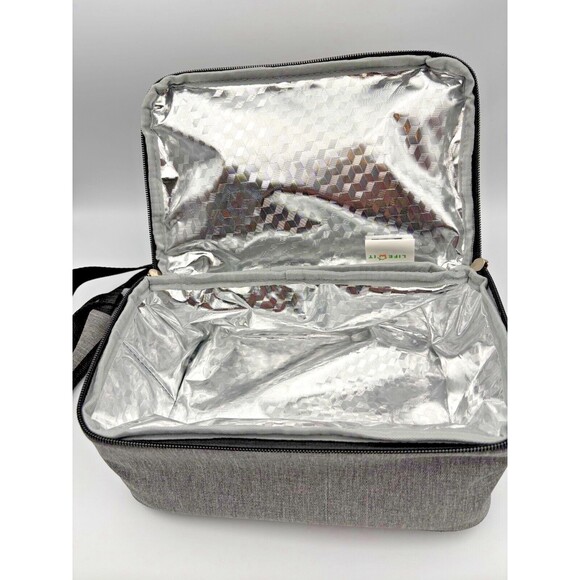 Lifewit Insulated Lunch Bag Dual Section Water-Resist Leakproof Soft Cooler bag - Picture 7 of 14